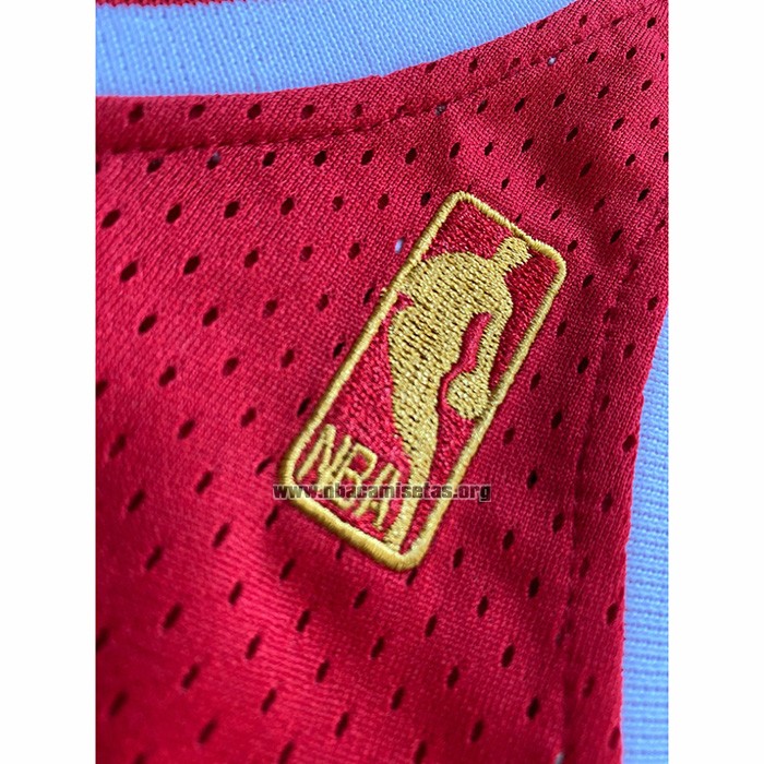 Camiseta Philadelphia 76ers Allen Iverson NO 3 Mitchell & Ness 1996-97 Rojo